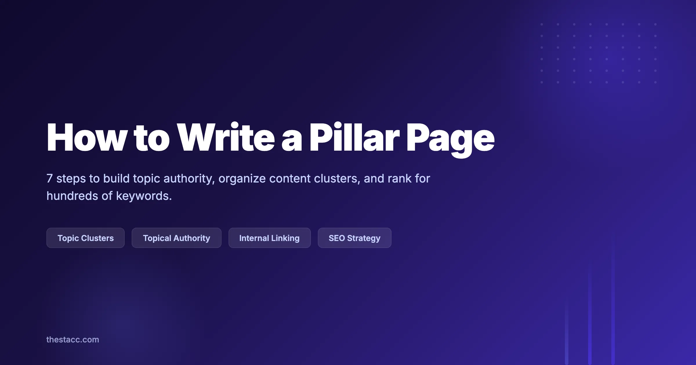 How to Write a Pillar Page That Ranks (7 Steps)