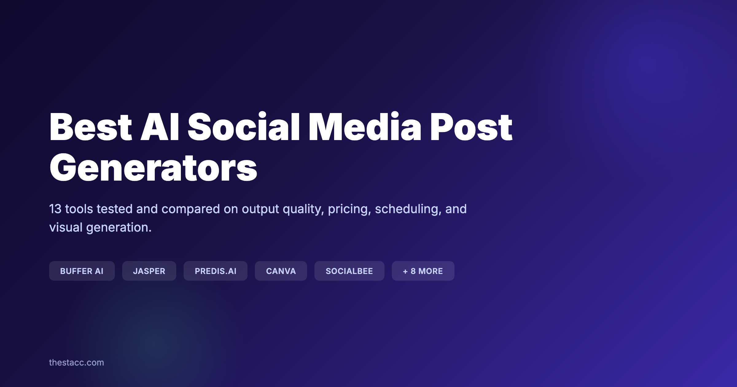 13 Best AI Social Media Post Generators in 2026 (Tested)