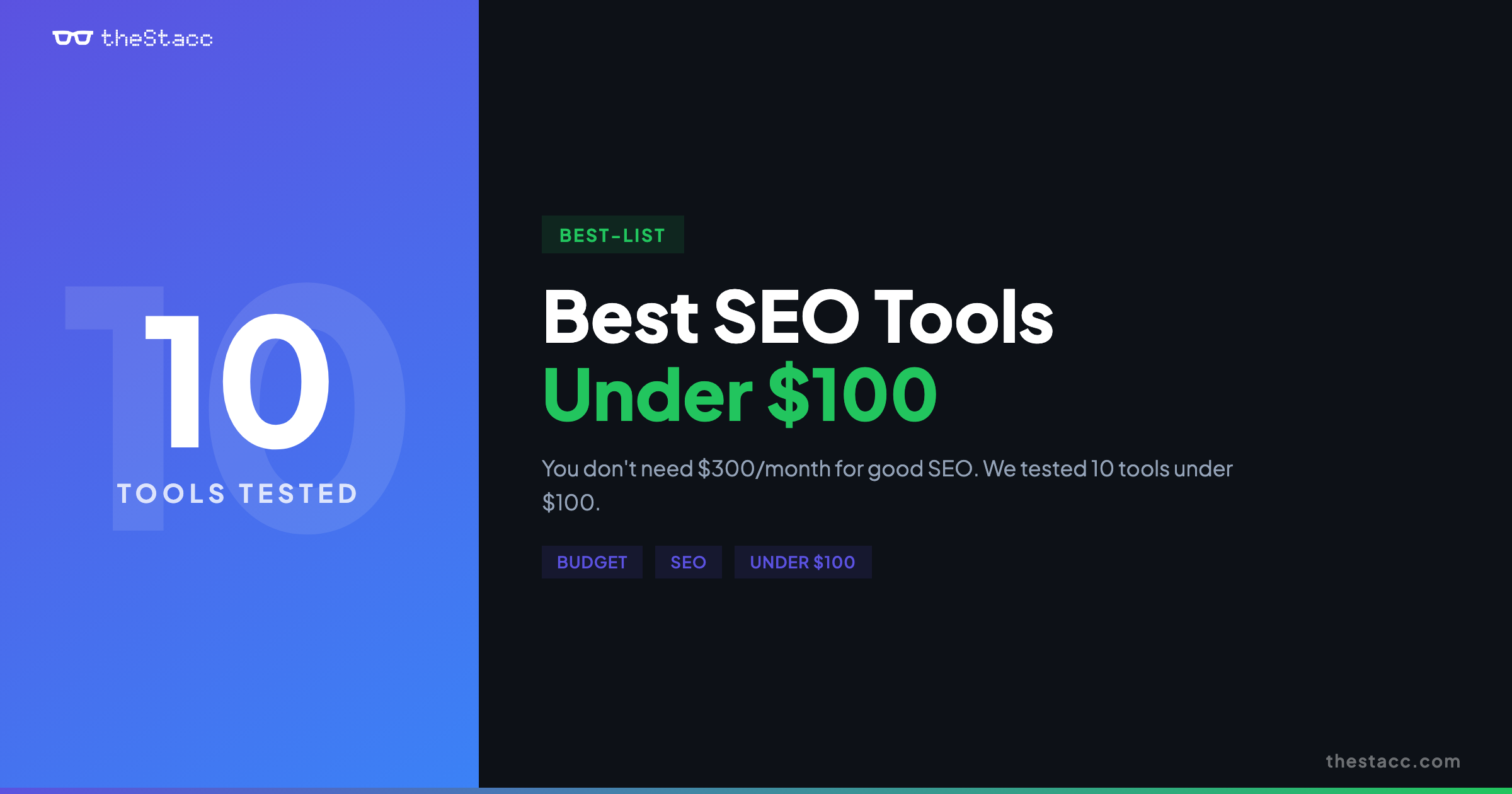 10 Best SEO Tools Under $100 in 2026