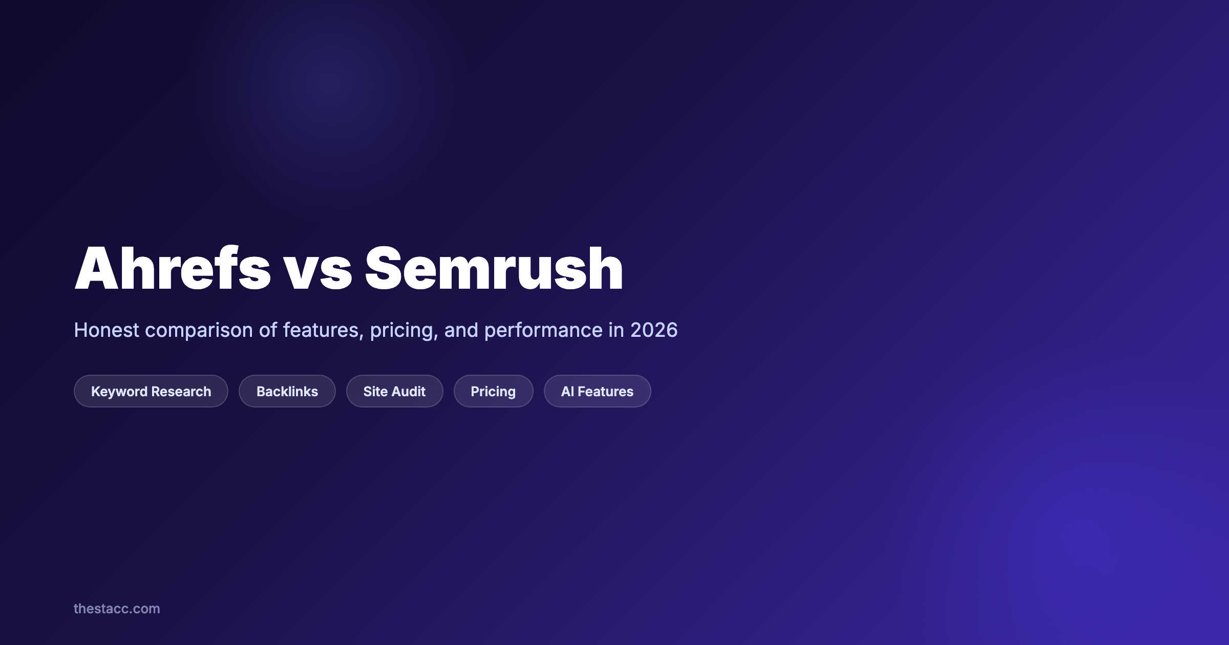 Ahrefs vs Semrush: Honest Comparison (2026)